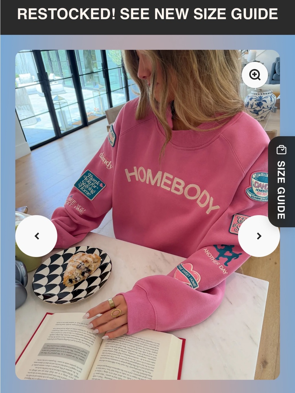 Dandy Homebody Mockneck Pink Mockneck Sweatshirt Like New